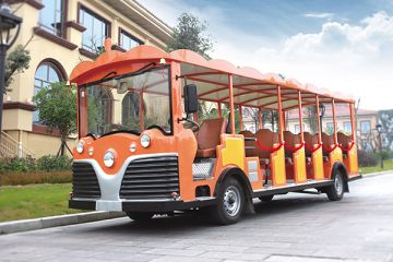 造型定制電動觀光車-景區(qū)通行舍我其誰「專菱」