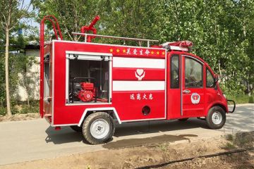 電動消防車的正確用法-如何配備微型電動消防車「專菱」